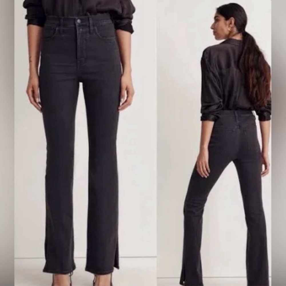 Road Tripper Skinny Flare Madewell Charcoal Jeans size 26 Bodycon